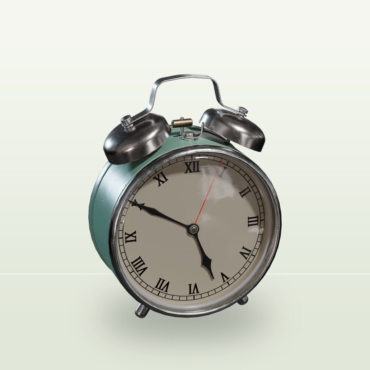 Alarm Clock 01 3D Model preview