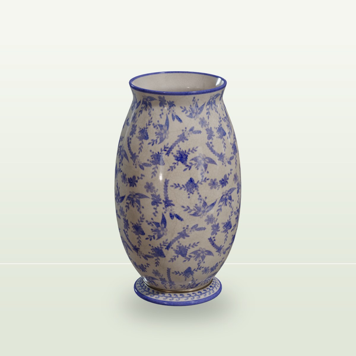 Antique Ceramic Vase 01 3D Model preview