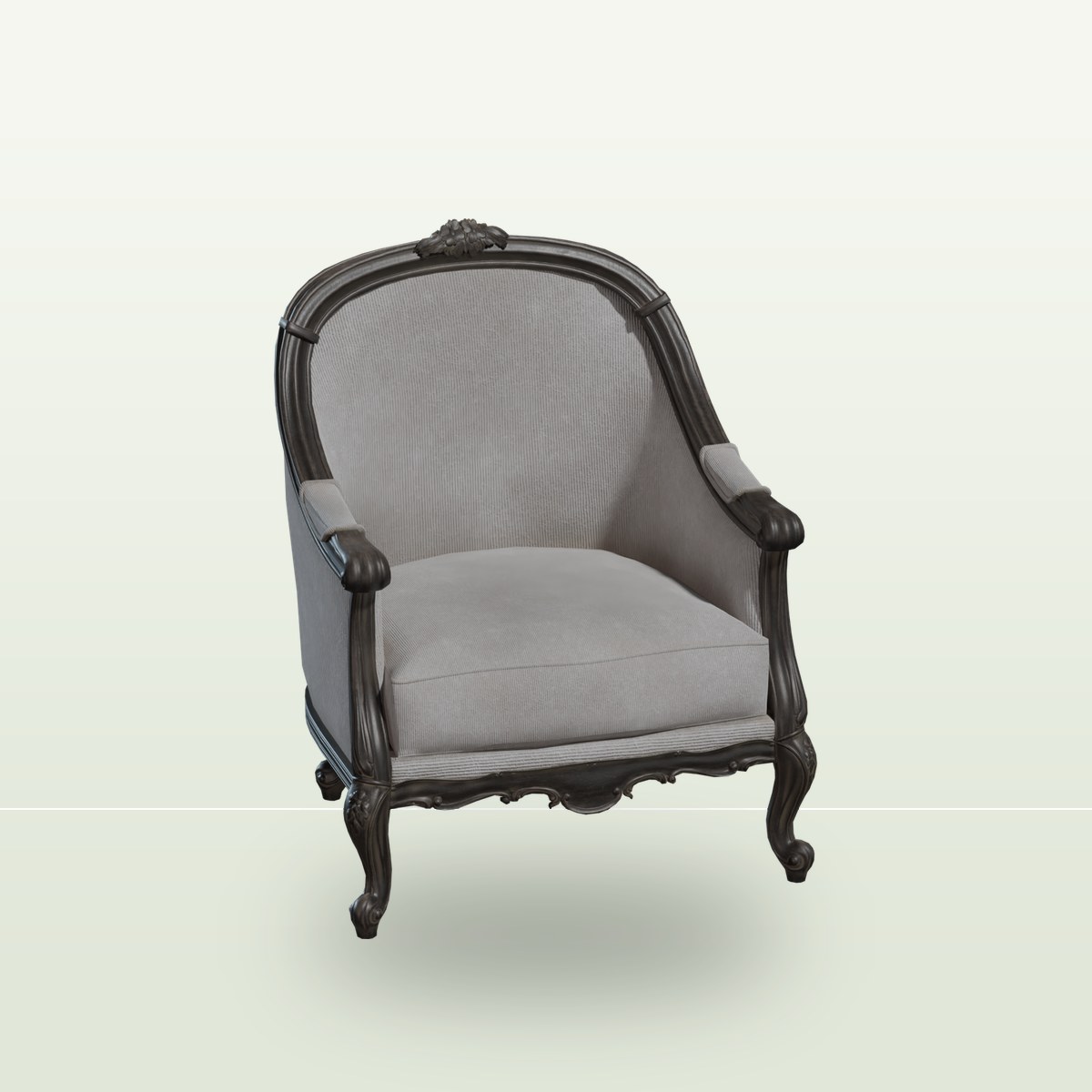 Arm Chair 01 3D Model preview