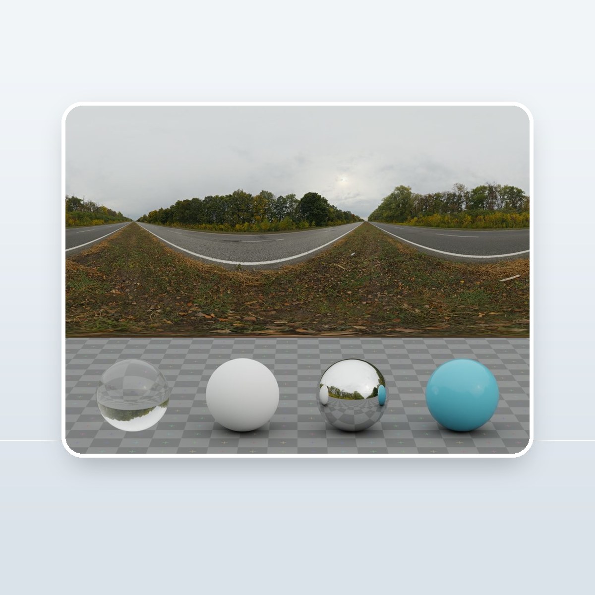 Autumn Road HDRI preview