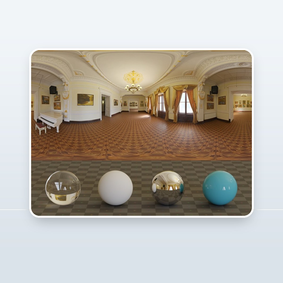 Ballroom HDRI preview