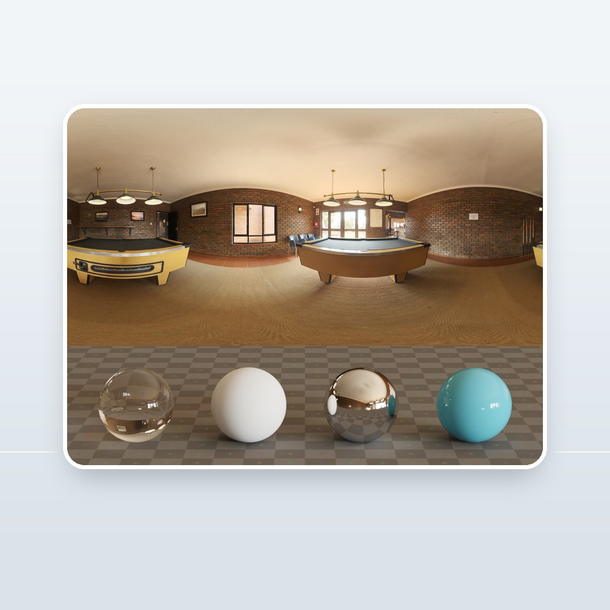 Billiard Hall HDRI preview
