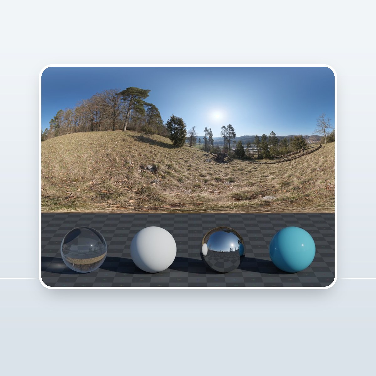 Blaubeuren Hillside HDRI preview