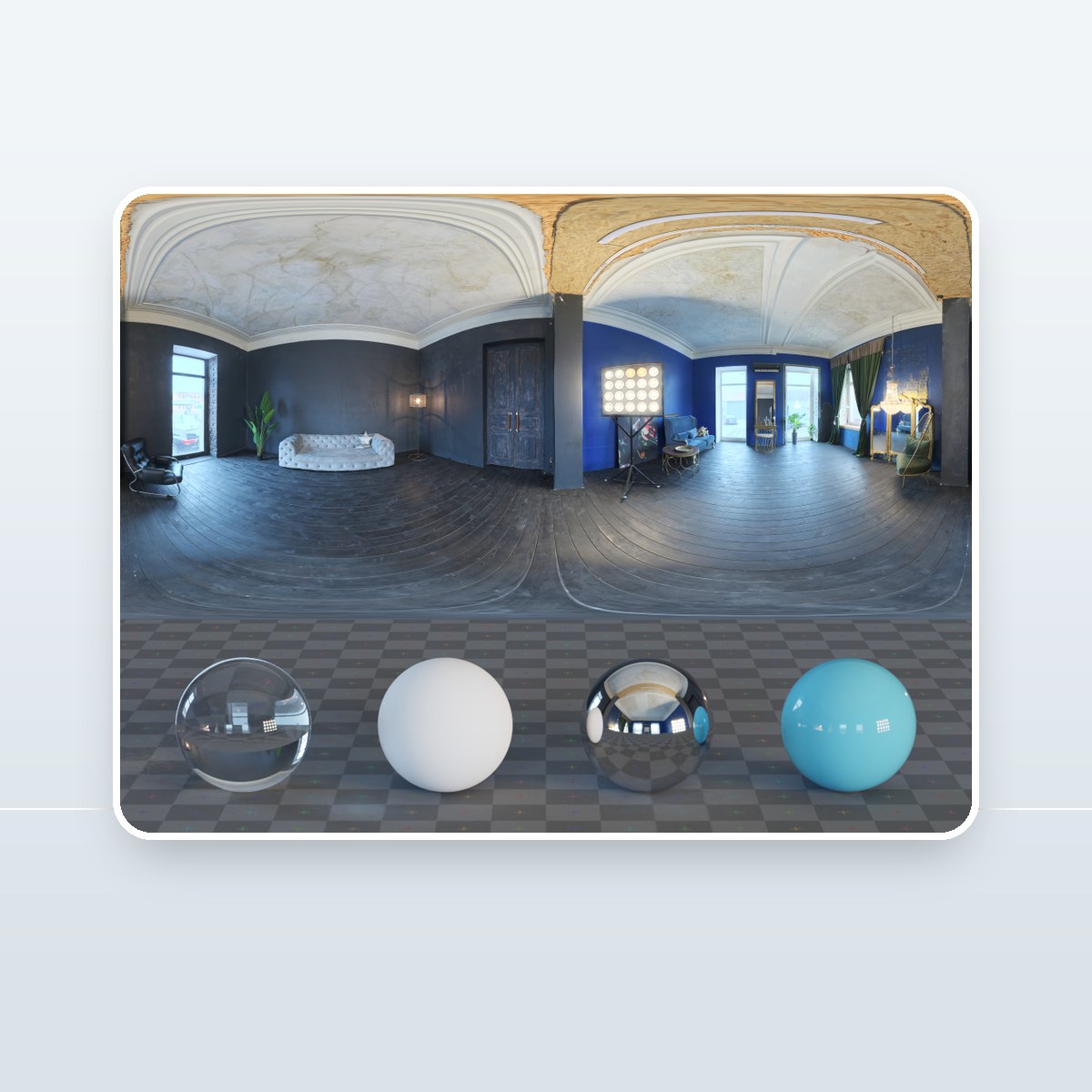 Blue Photo Studio HDRI preview