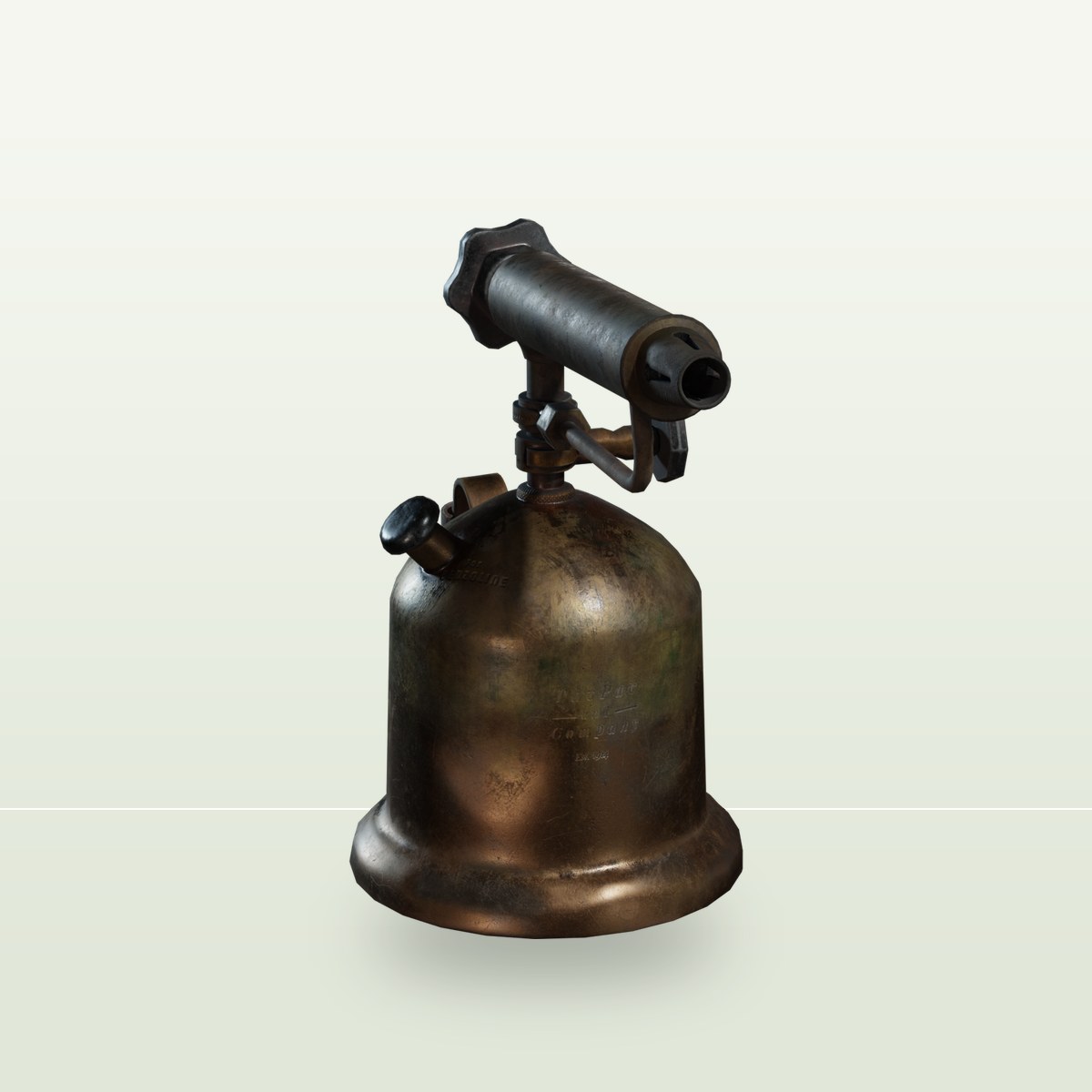Brass Blowtorch 3D Model preview