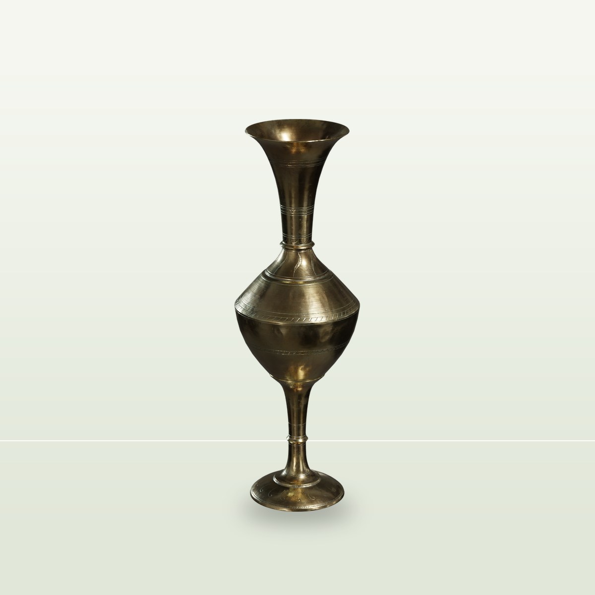 Brass Vase 01 3D Model preview