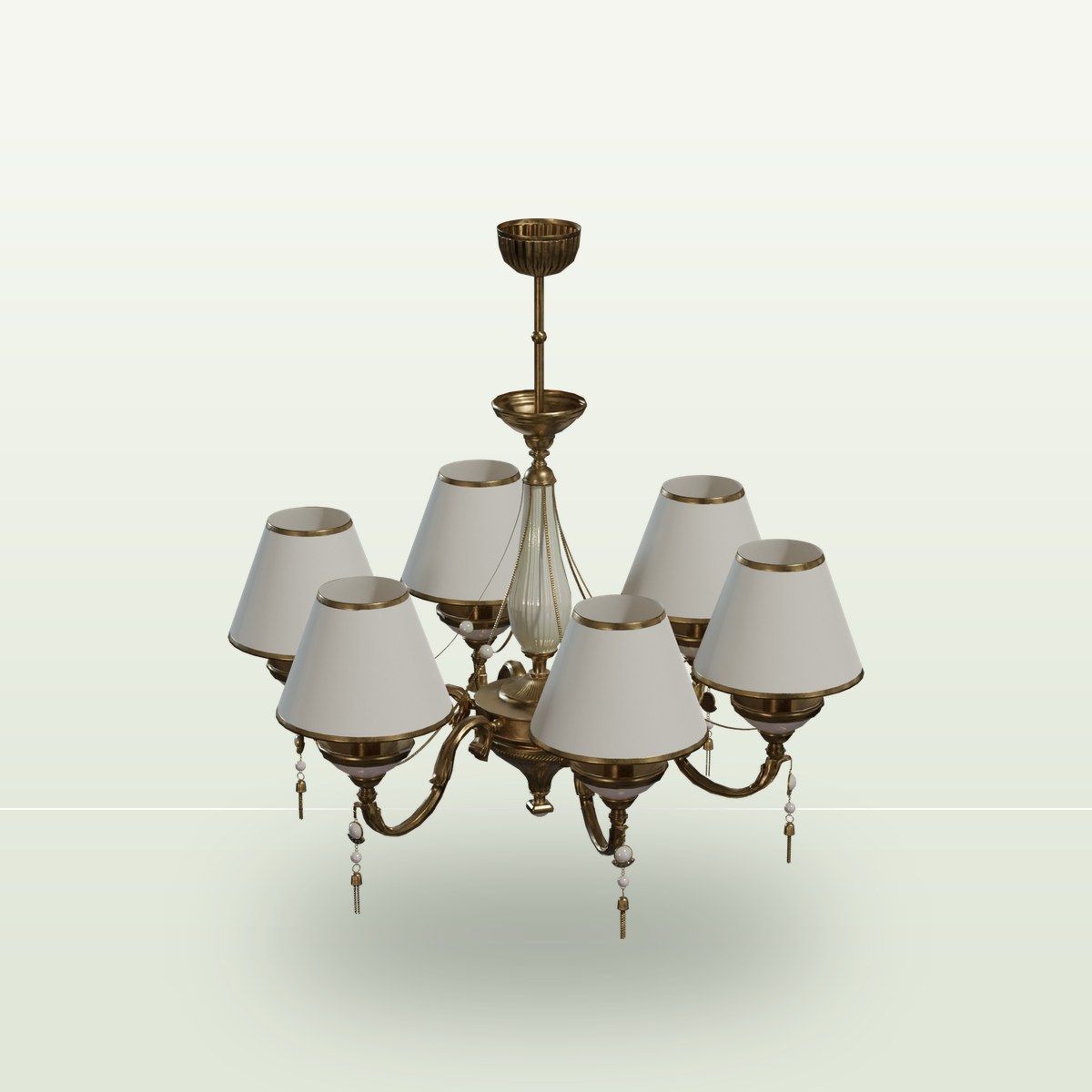 Chandelier 01 3D Model preview