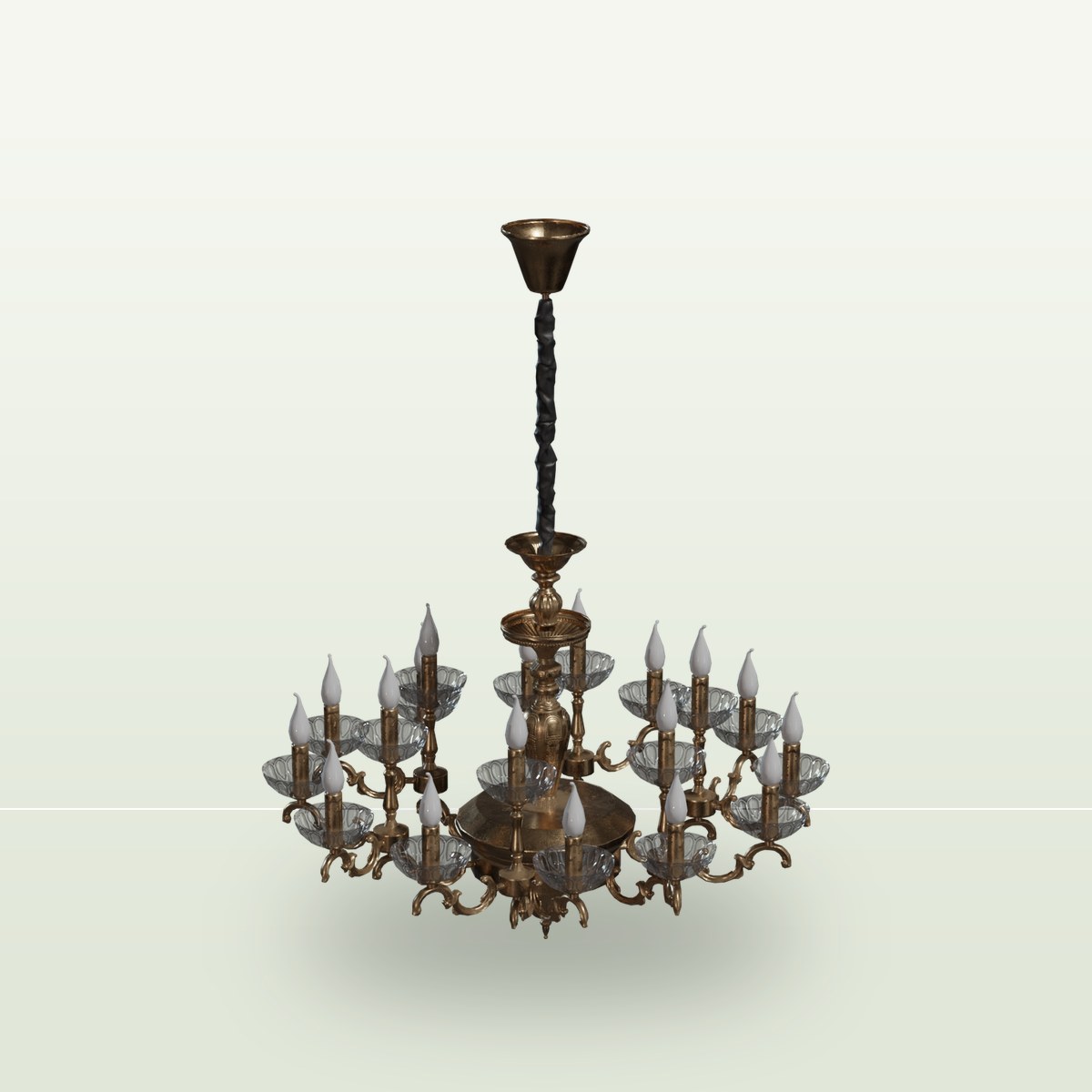 Chandelier 03 3D Model preview