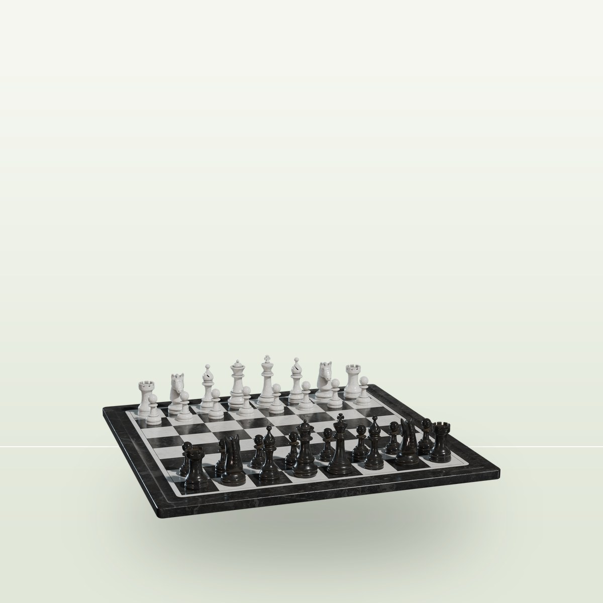 Chess Set 3D Model preview