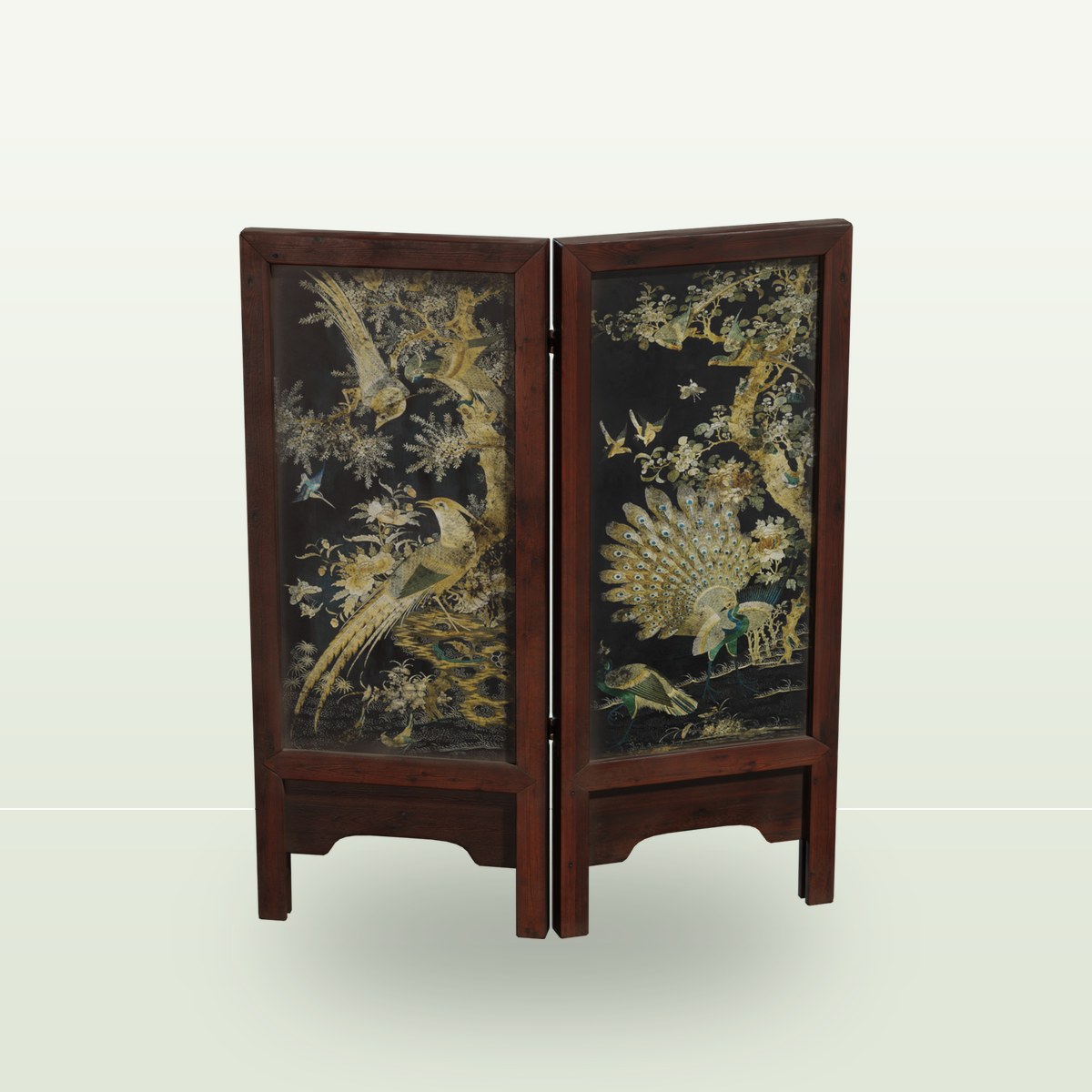 Chinese Screen Panels 3D Model preview