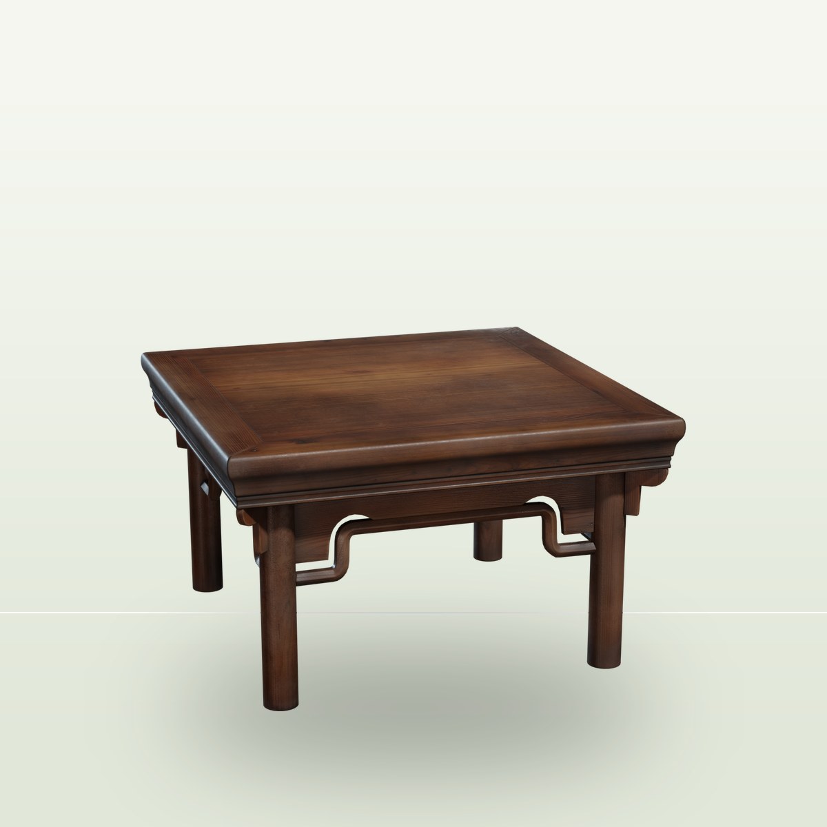Chinese Tea Table 3D Model preview