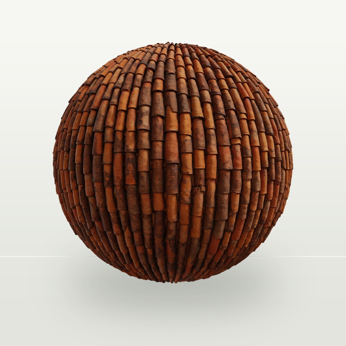 Clay Roof Tiles 02 Texture preview