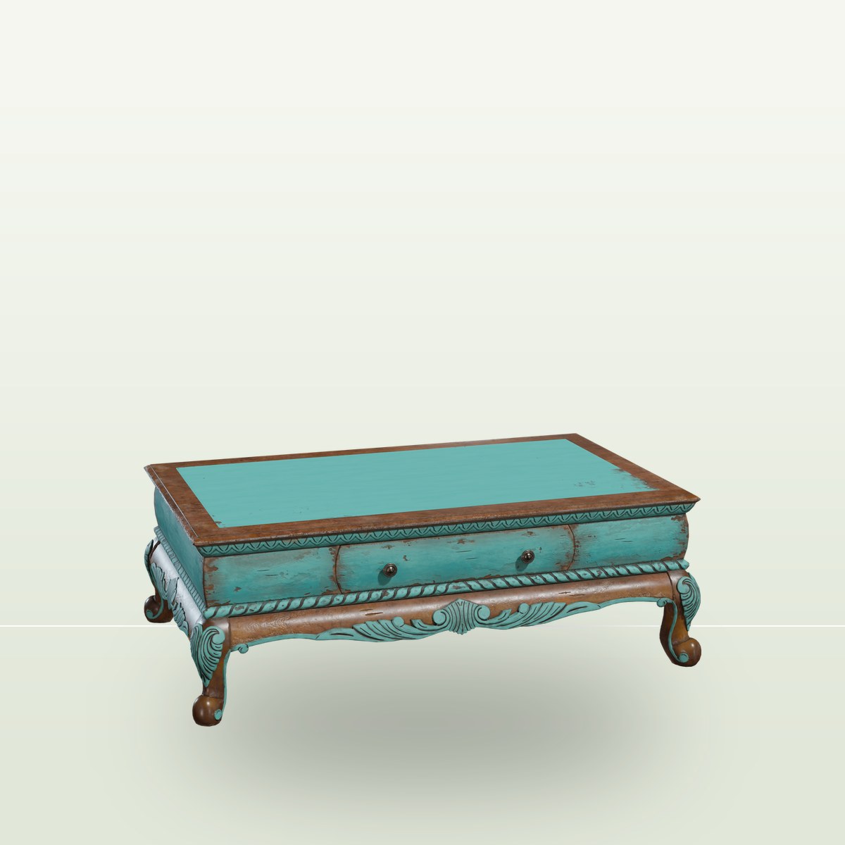 Coffee Table 01 3D Model preview