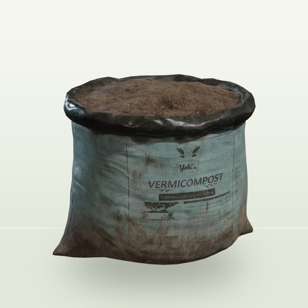 Compost Bag 02 3D Model preview