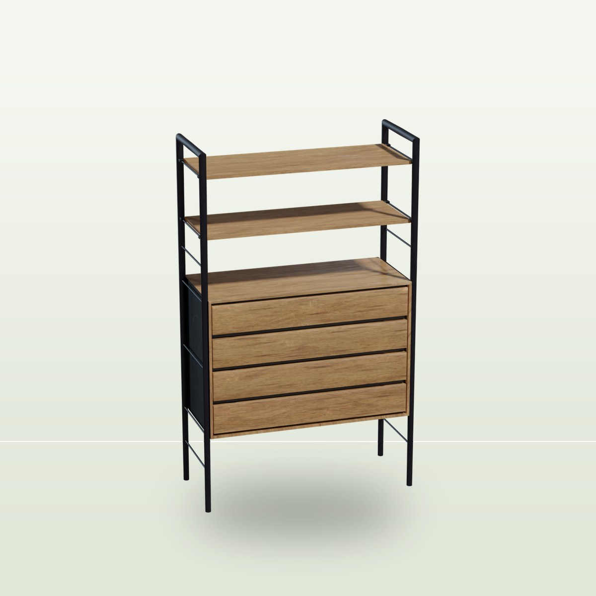 Drawer Cabinet 3D Model preview
