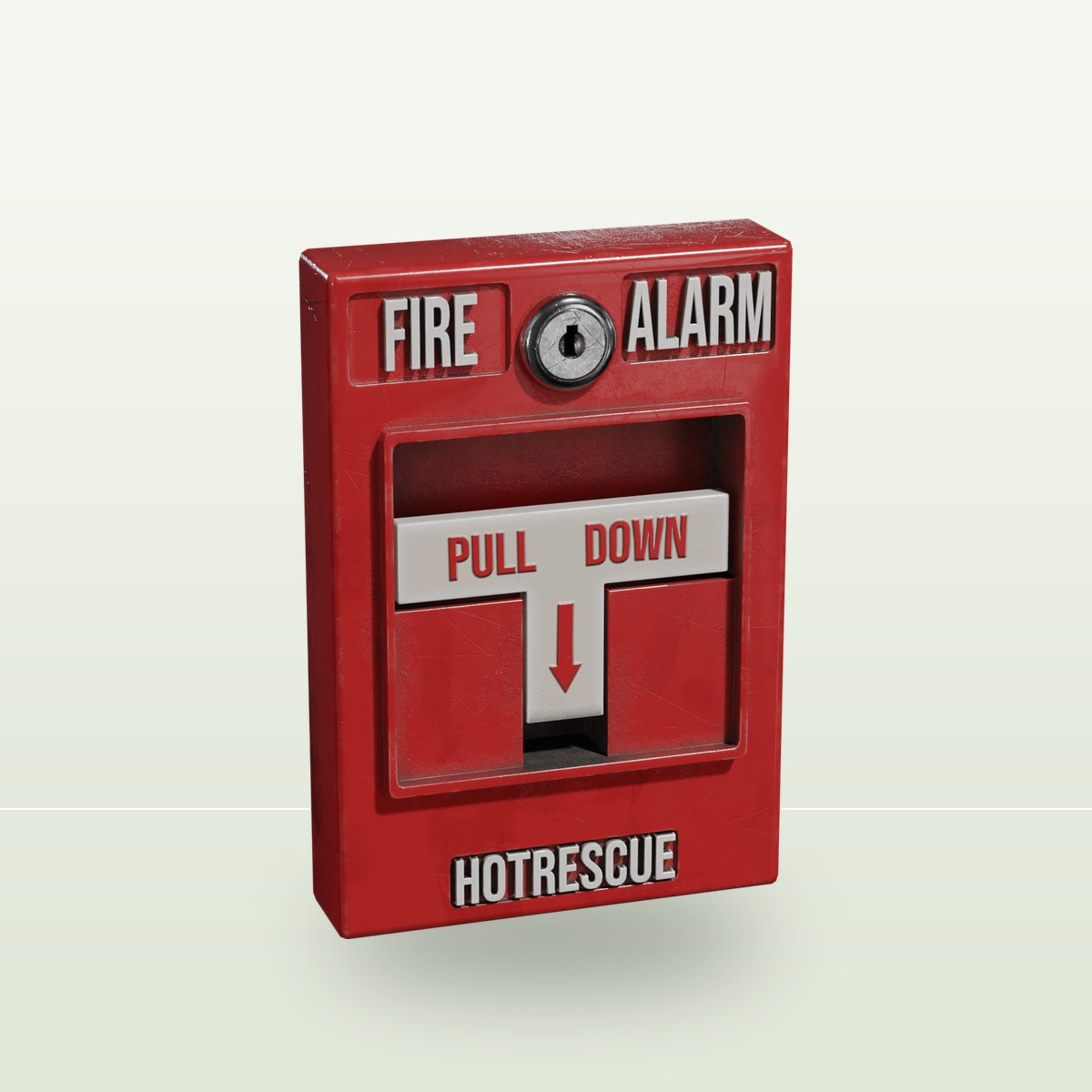 Fire Alarm 3D Model preview
