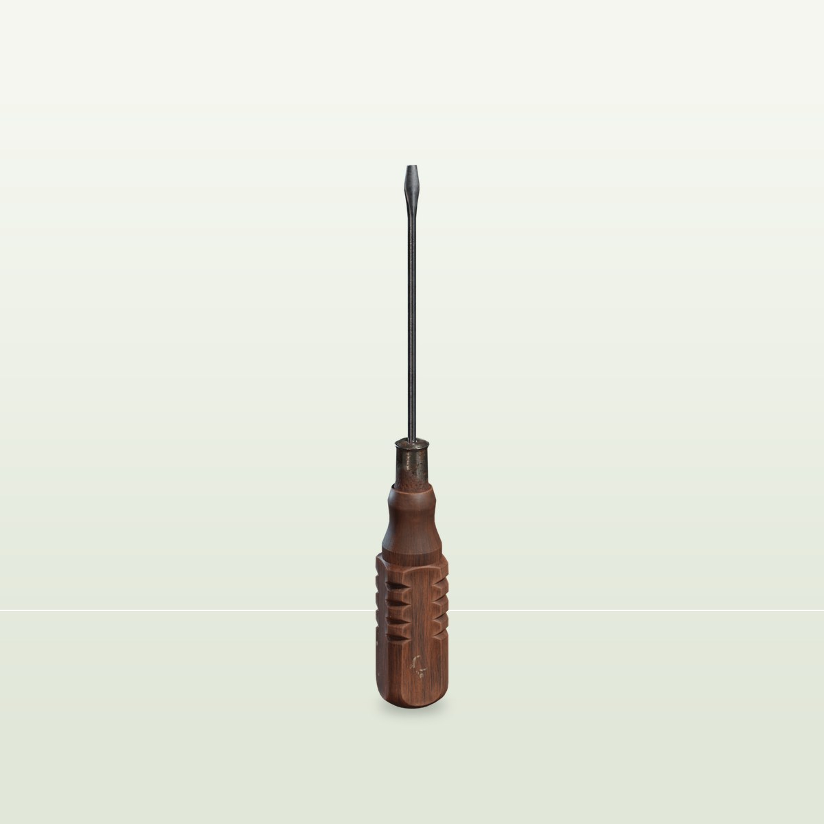 Flathead Screwdriver 3D Model preview