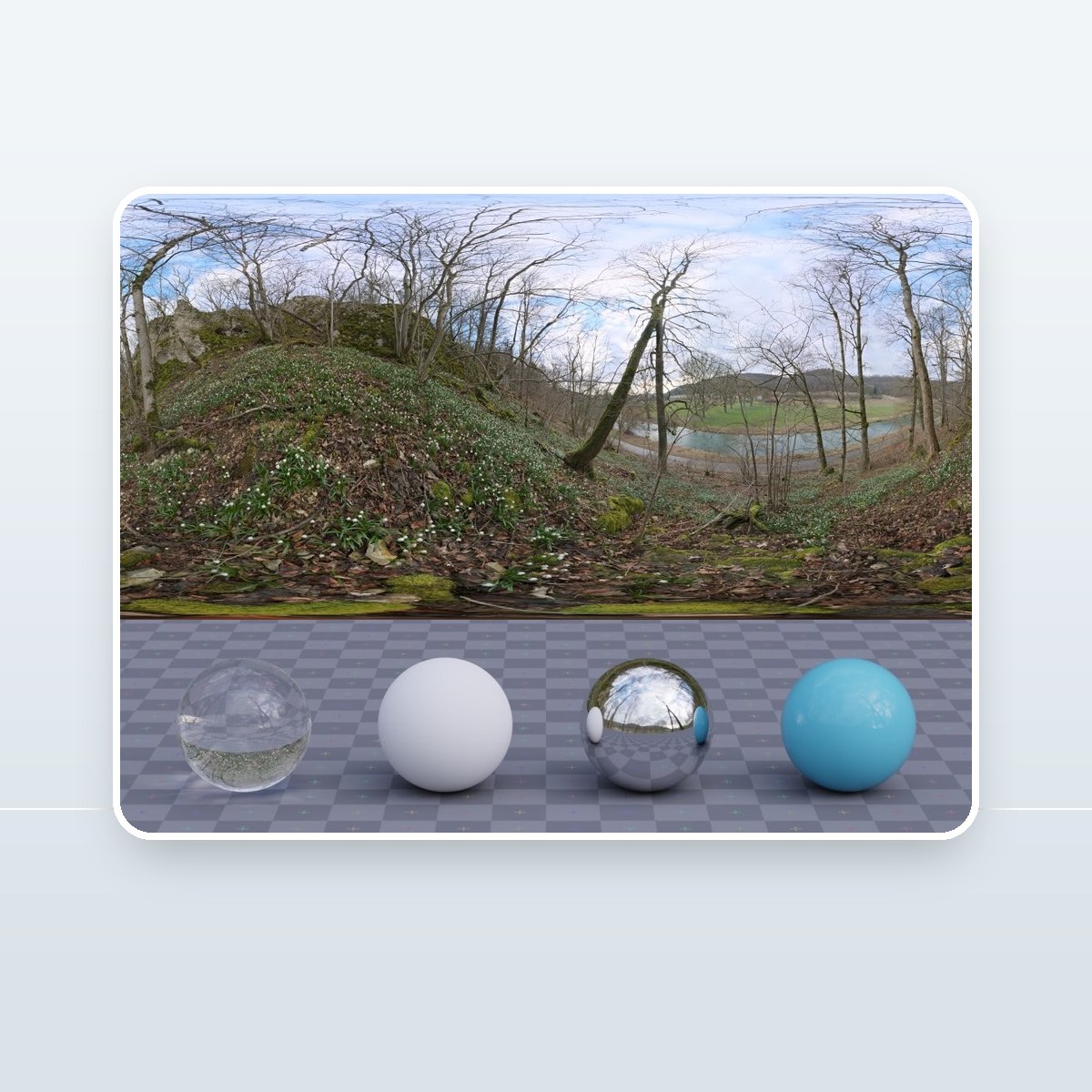Flower Hillside HDRI preview