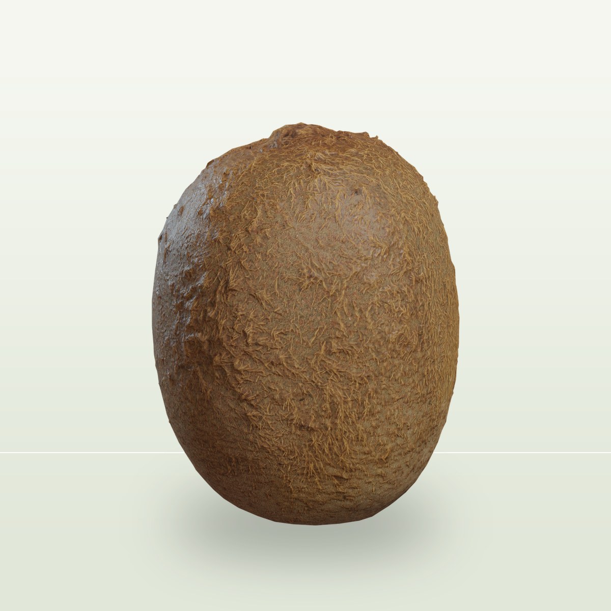 Food Kiwi 01 3D Model preview