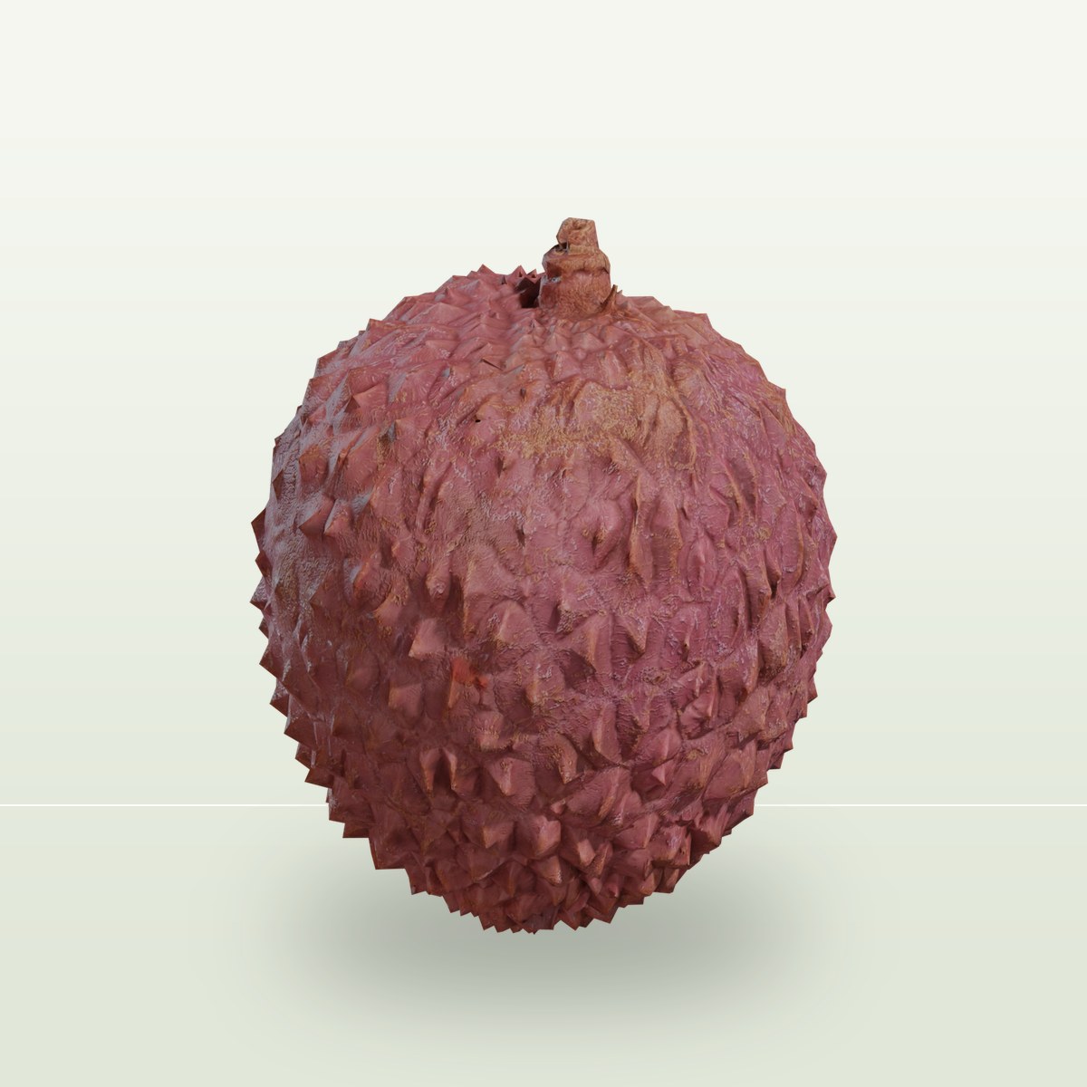 Food Lychee 01 3D Model preview