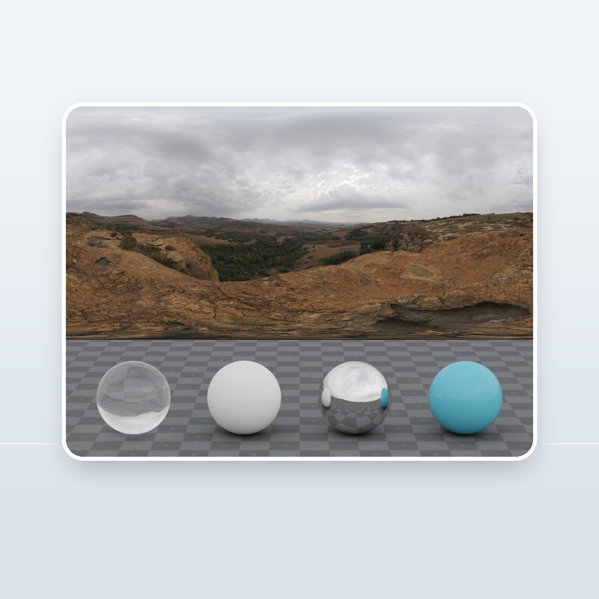 Fouriesburg Mountain Cloudy HDRI preview