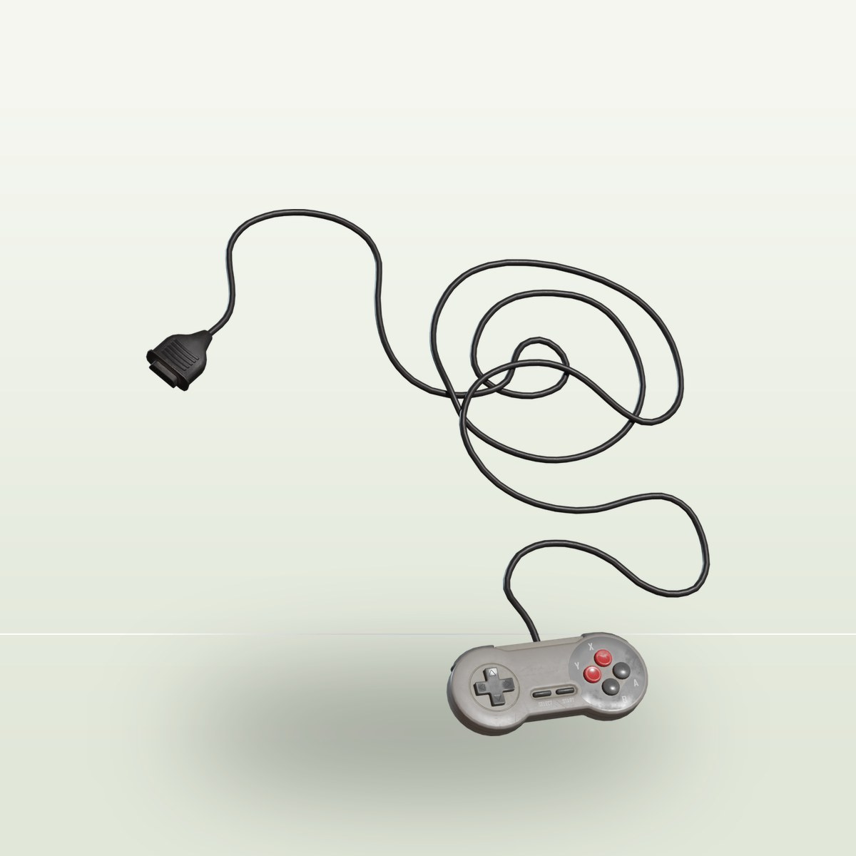Gamepad 3D Model preview