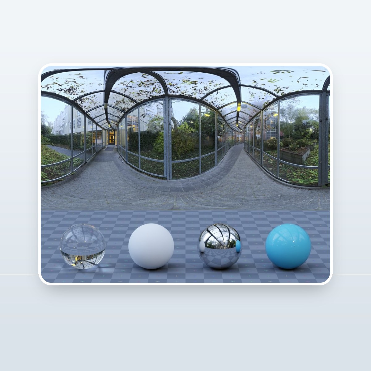 Glass Passage HDRI preview