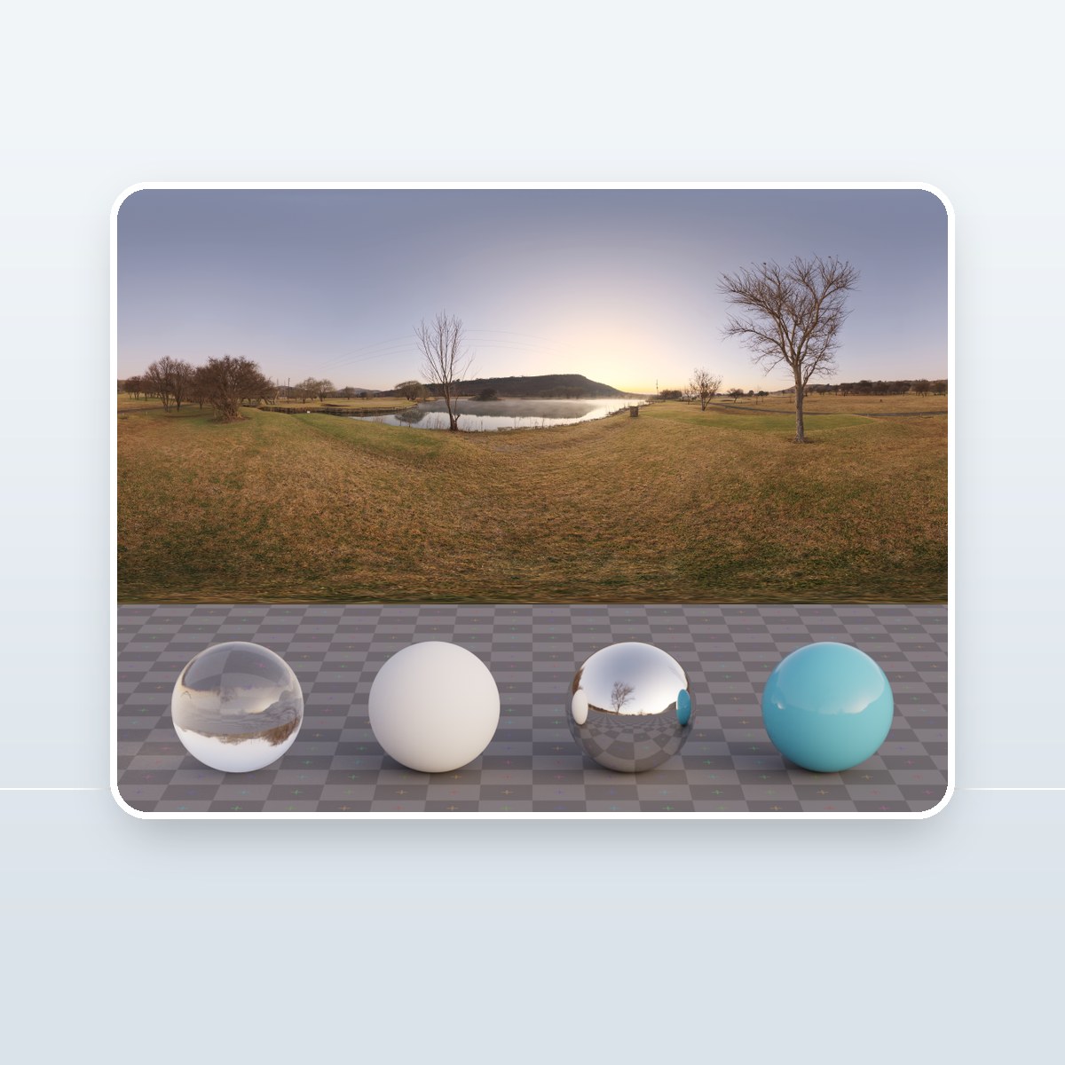 Golf Course Sunrise HDRI preview