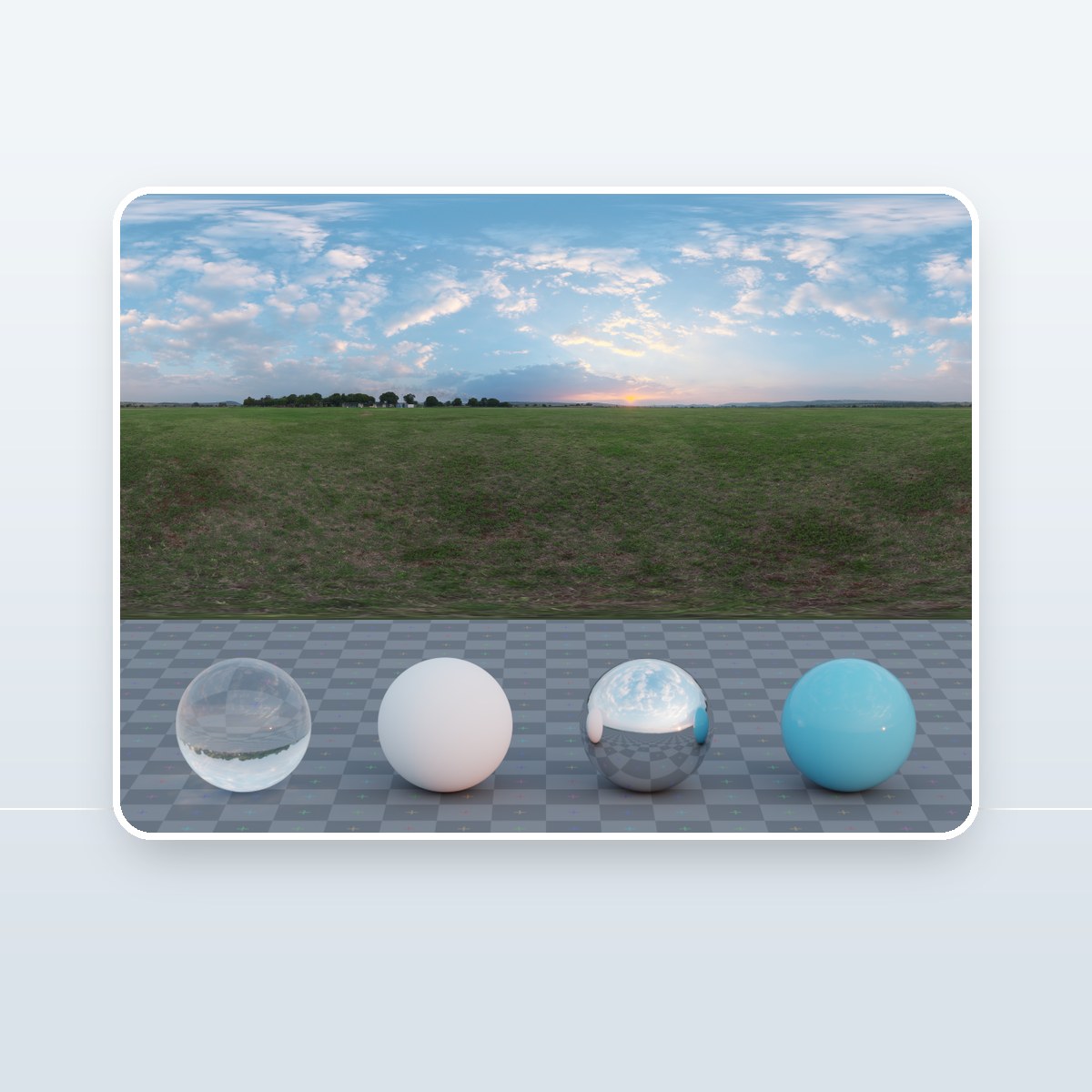Grasslands Sunset HDRI preview