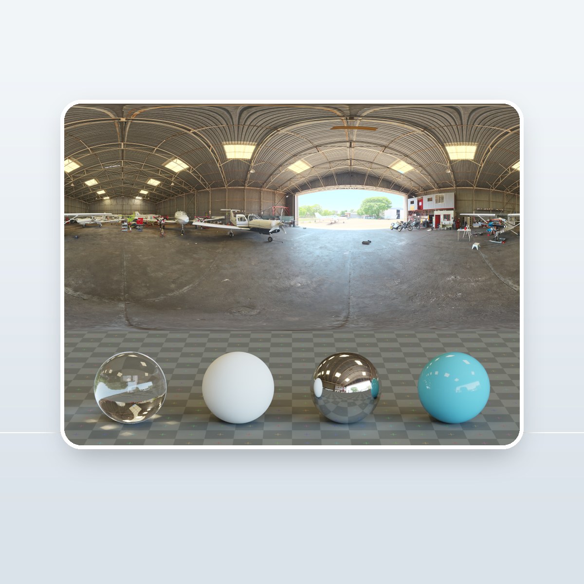 Hangar Interior HDRI preview