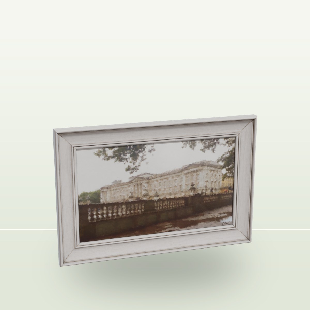 Hanging Picture Frame 02 3D Model preview