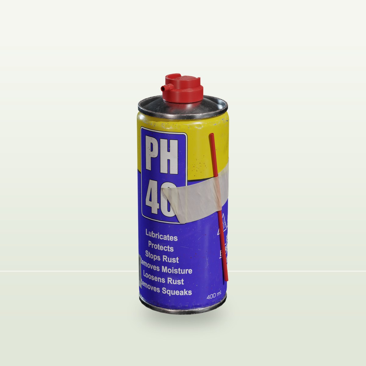 Lubricant Spray 3D Model preview