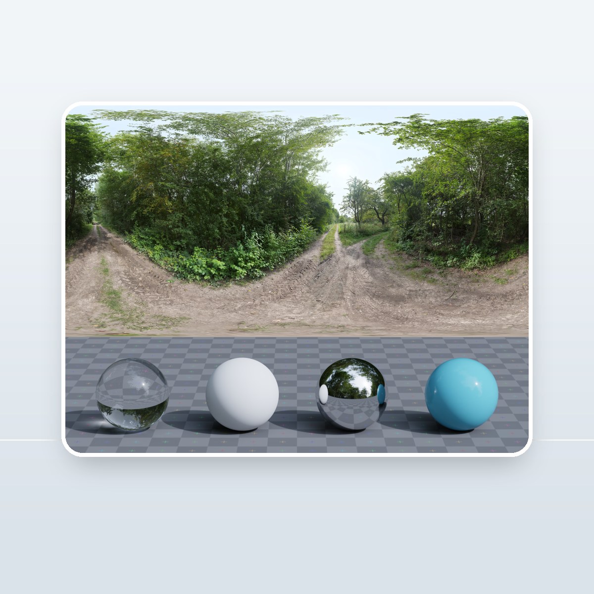 Lush Dirt Path HDRI preview