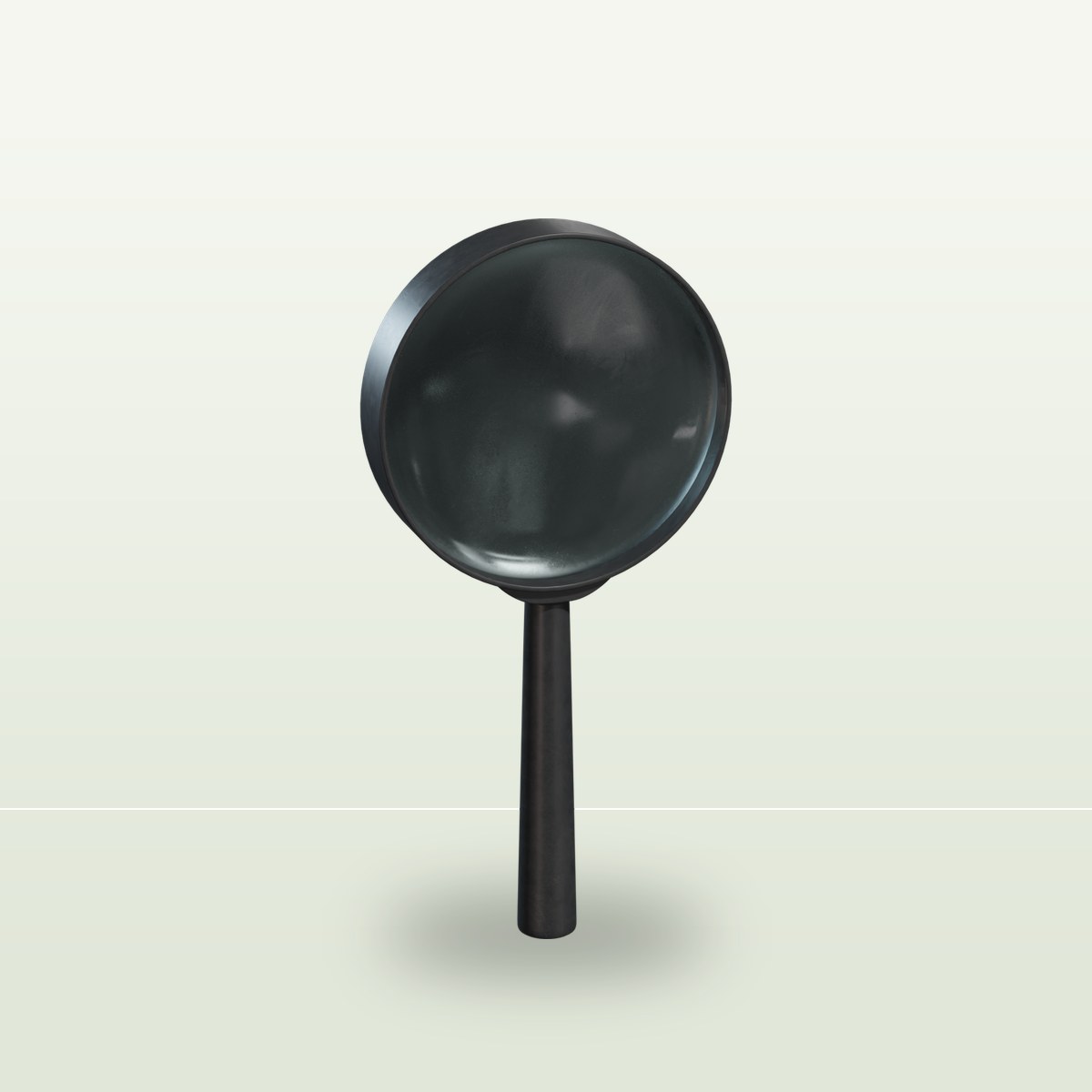 Magnifying Glass 01 3D Model preview