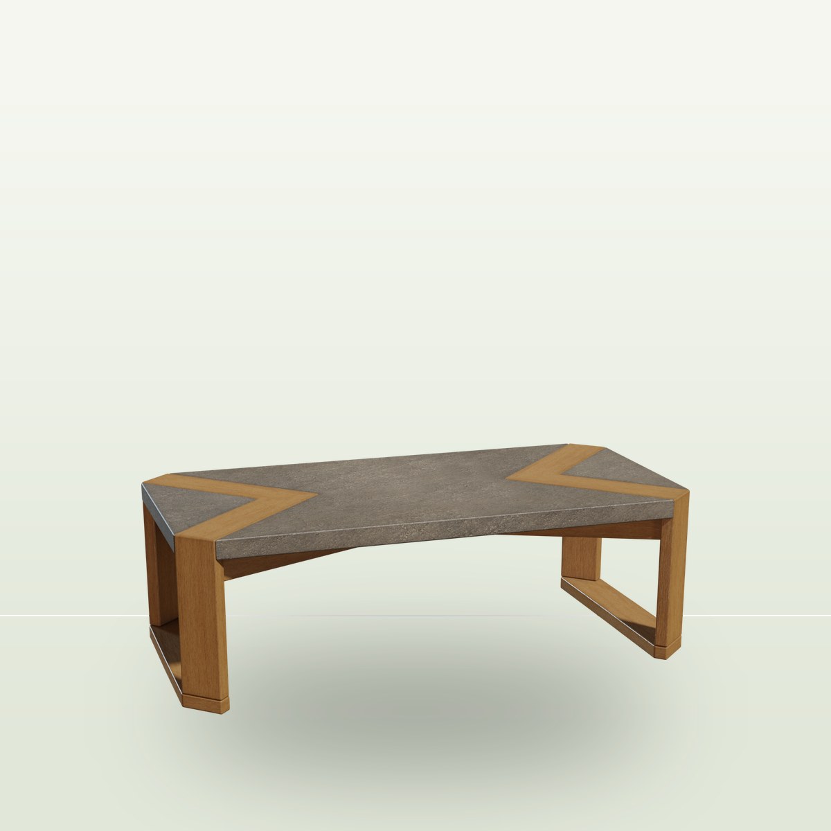 Modern Coffee Table 01 3D Model preview