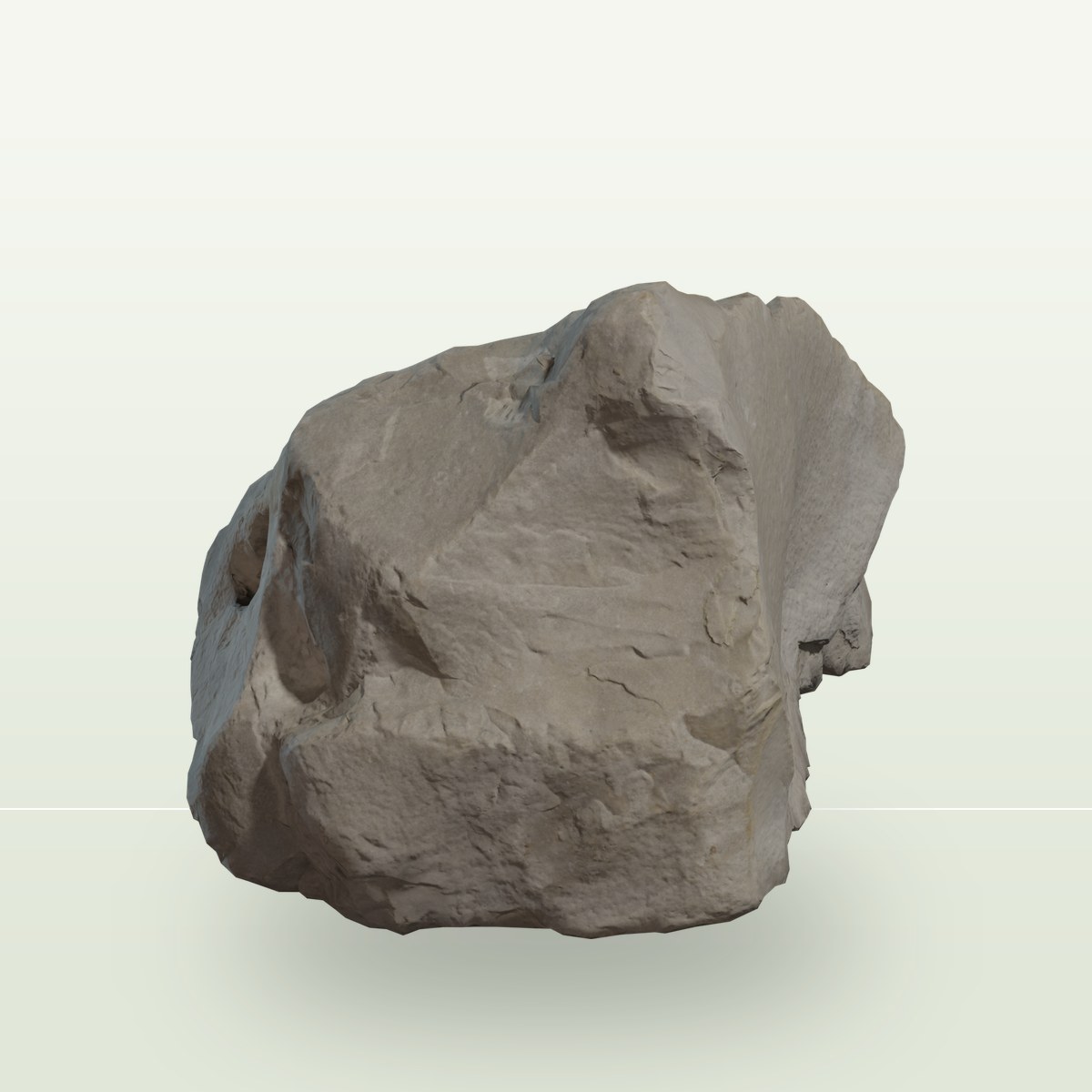 Moon Rock 06 3D Model preview