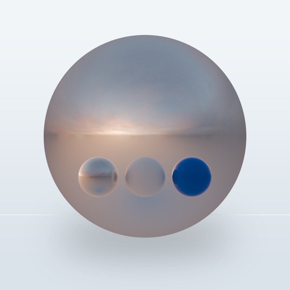 Morning Sky HDRI 007 B preview