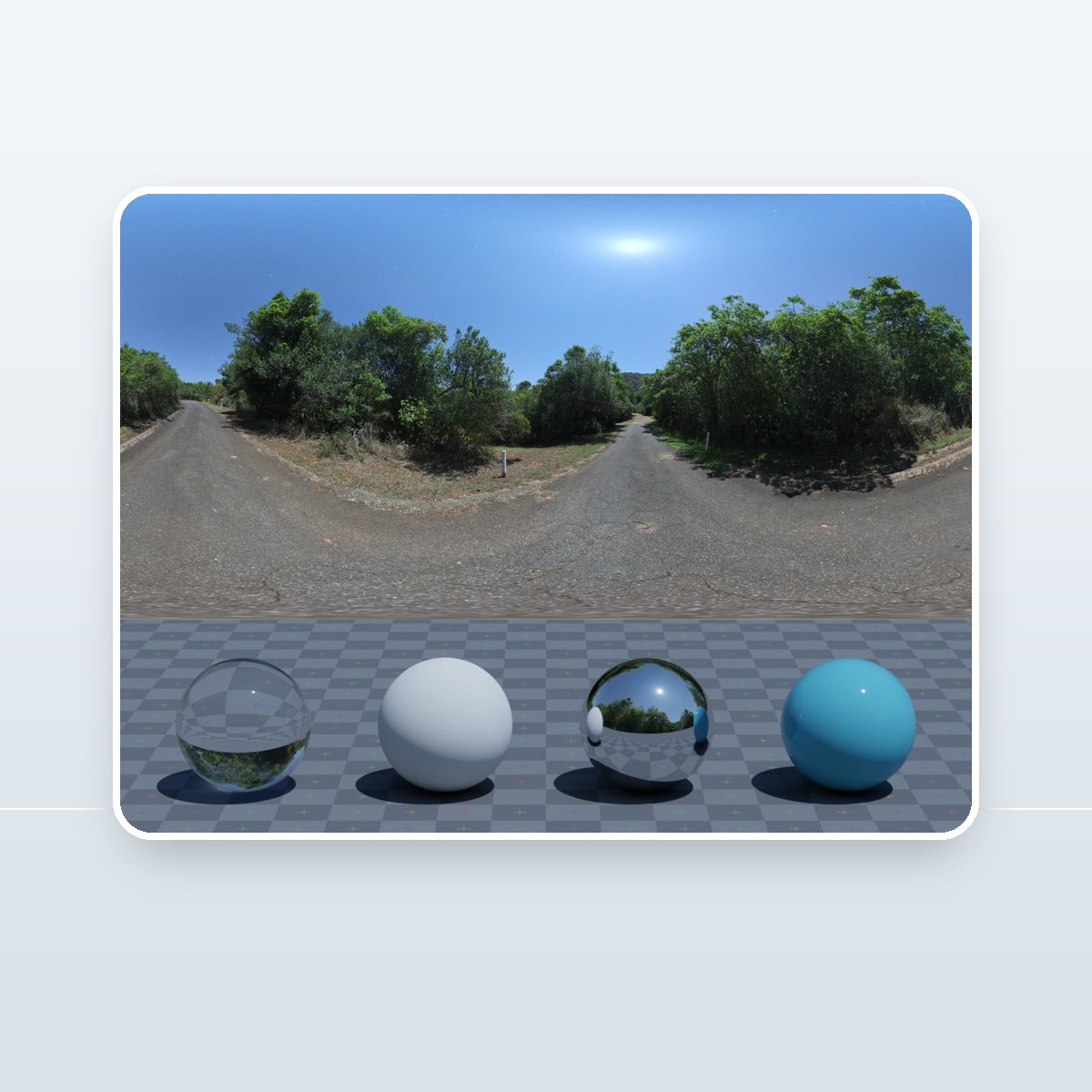 Narrow Moonlit Road HDRI preview