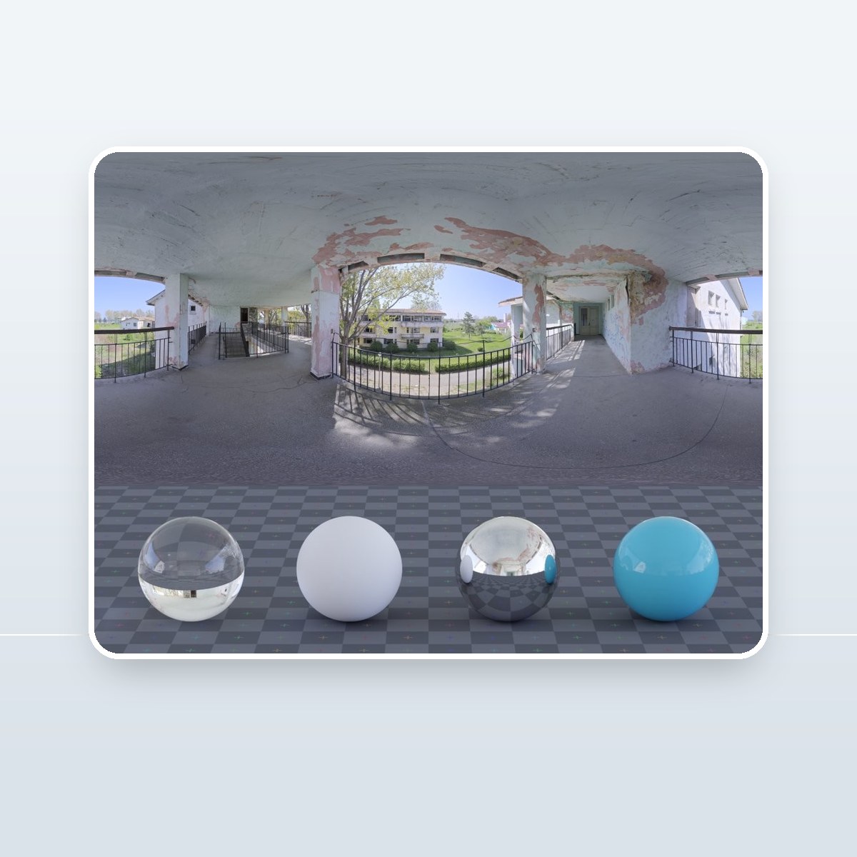 Old Apartments Walkway HDRI preview