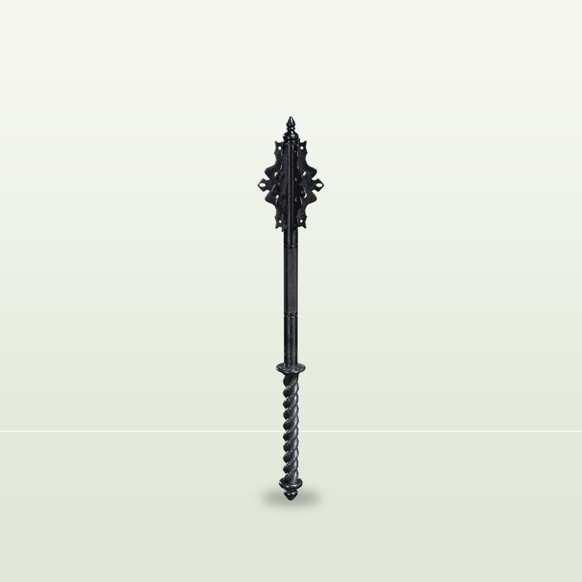 Ornate Medieval Mace 3D Model preview