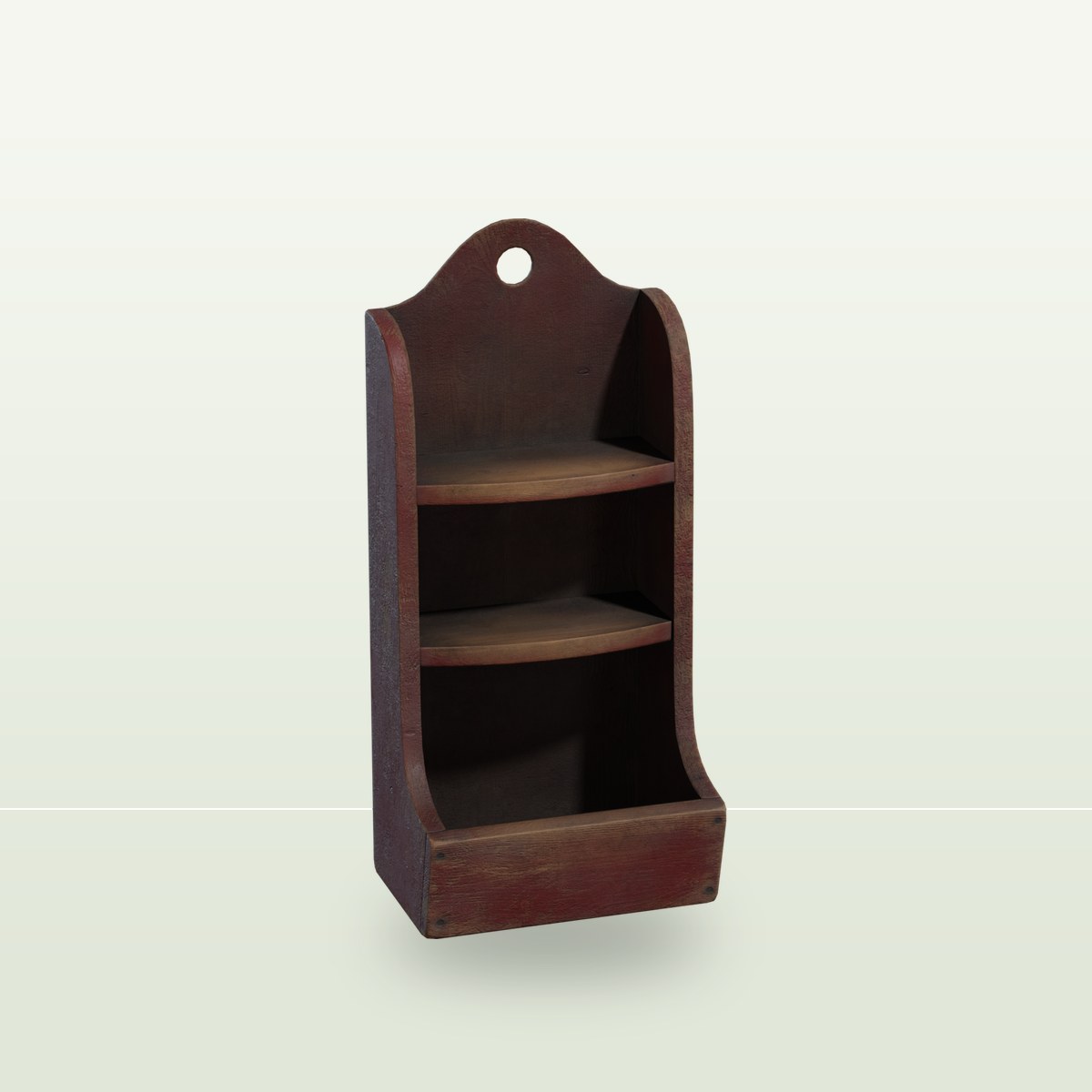 Painted Wooden Shelves 3D Model preview