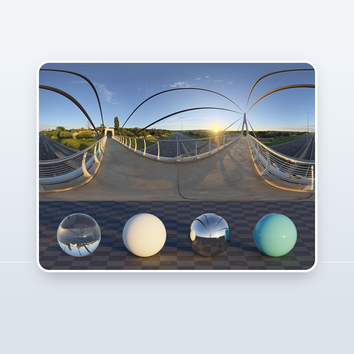 Pedestrian Overpass HDRI preview