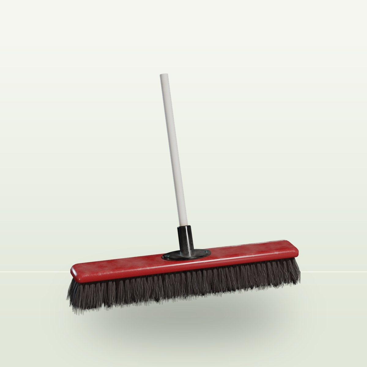 Plastic Broom 3D Model preview