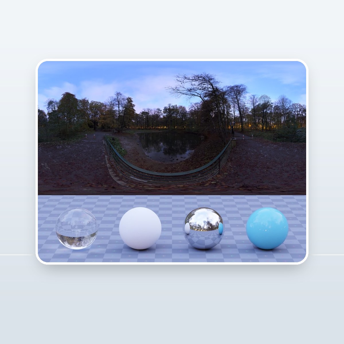 Pond Bridge Night HDRI preview