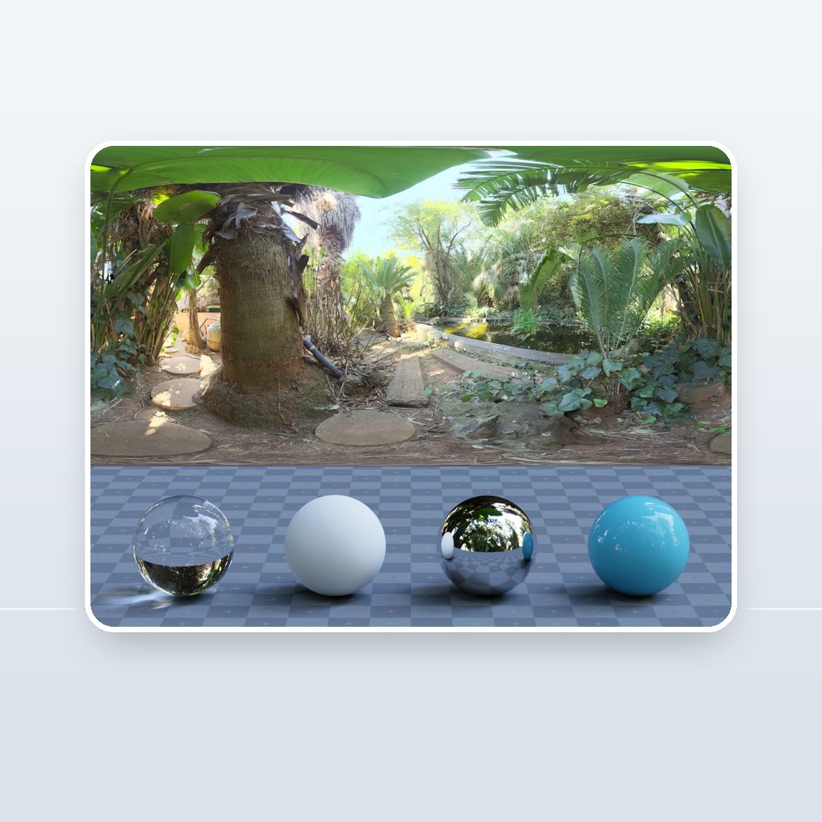 Pond HDRI preview