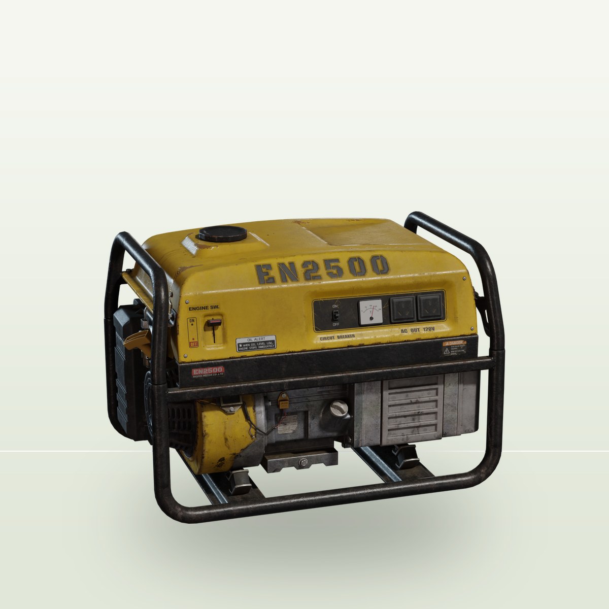 Portable Generator 3D Model preview