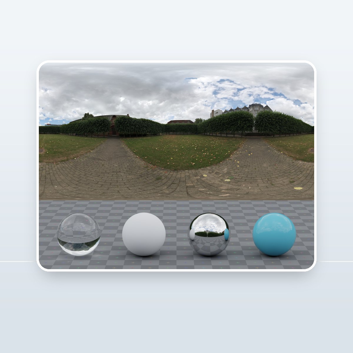 Quadrangle Cloudy HDRI preview