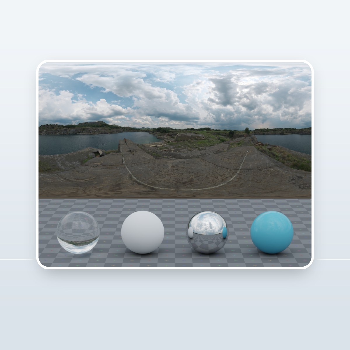 Quarry Cloudy HDRI preview