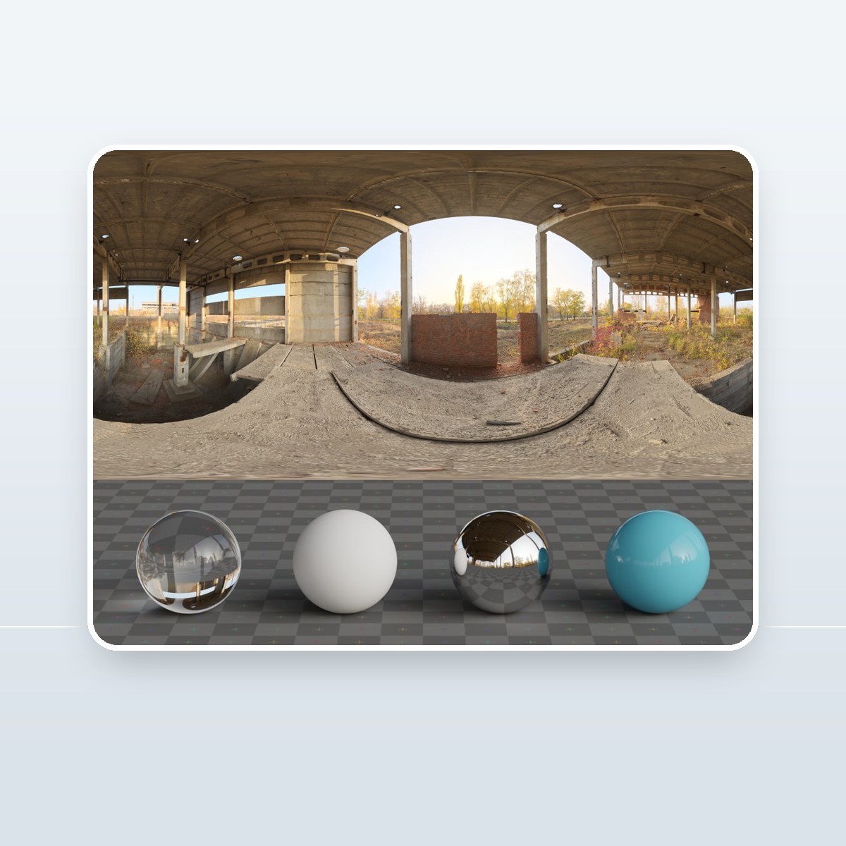 Reinforced Concrete 01 HDRI preview