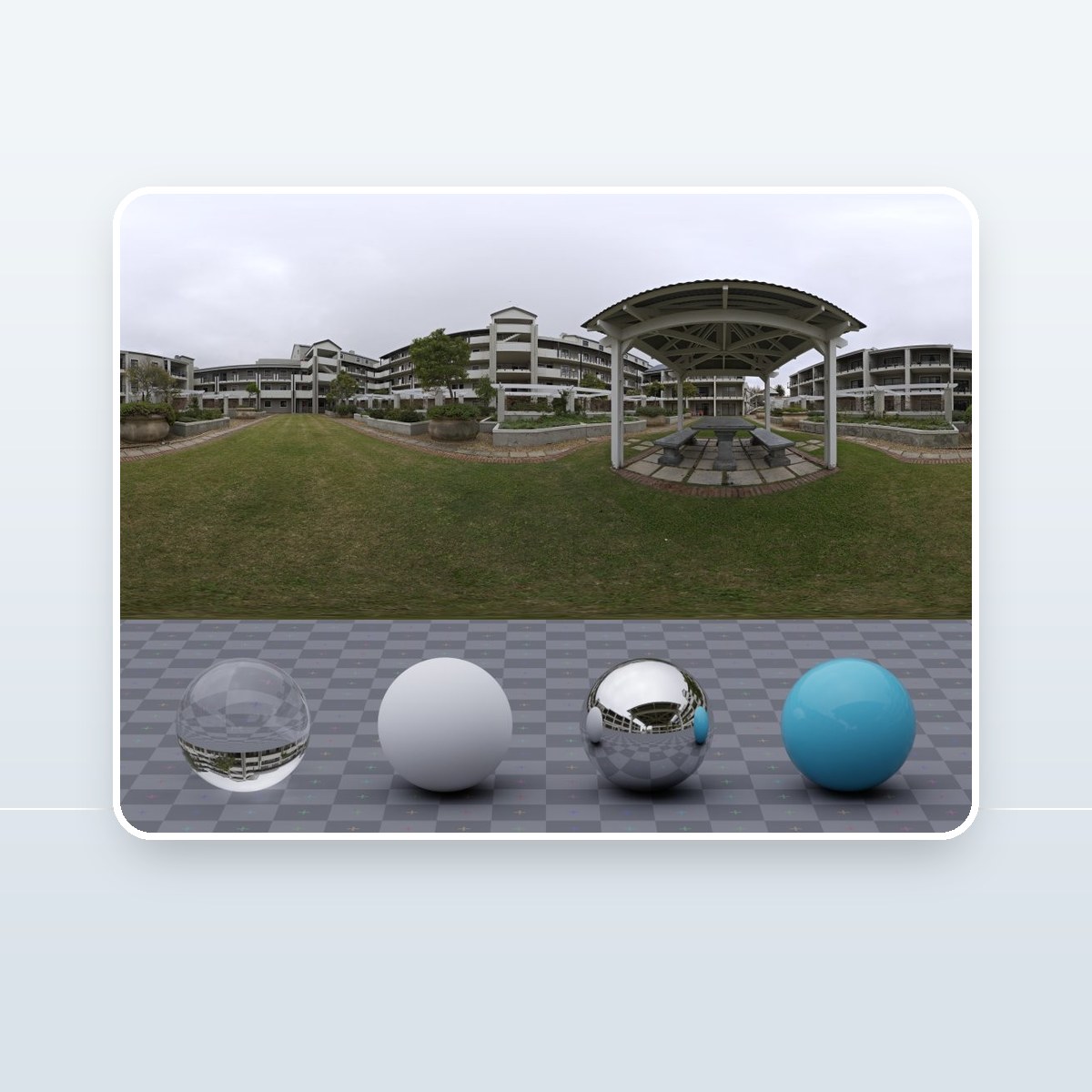 Residential Garden HDRI preview